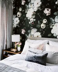 Wallpaper With Flowers For Bedroom Walls Photo