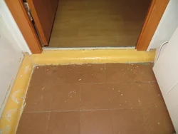 Порог ванной и туалета фото