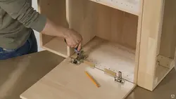 Photo of kitchen cabinet assembly