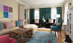 How to choose the right curtains for the living room according to the color of the interior