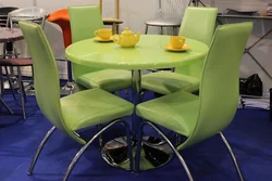Photos of tables and chairs for the kitchen