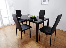 Photos of tables and chairs for the kitchen