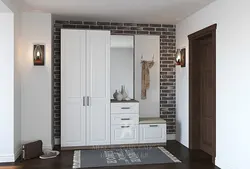 Hallway cabinets gloss photo