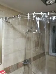Душевые шторки в ванной фото