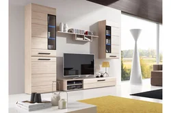 Photo of an inexpensive modular living room