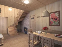 Sauna photo with kitchen