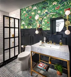 Fusion bathroom interior