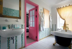 Fusion bathroom interior