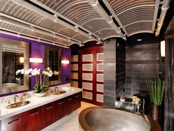 Fusion bathroom interior