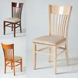 Kitchen chairs with backrest inexpensive photo