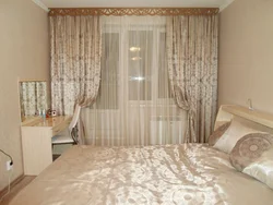 Bedroom with balcony door photo