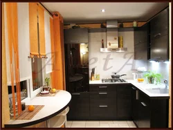 Small kitchen design with gas