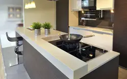 Countertop ошхона дар дохили ошхона