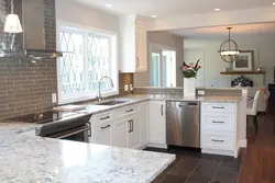 Kitchen Countertop In The Kitchen Interior