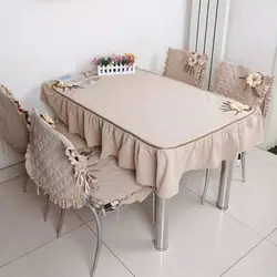 Oshxona fotosurati uchun stul qoplamalarini qanday tikish kerak