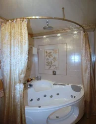 Шторы для ванной угловые фото