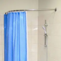 Künc vanna otağı pərdələri fotoşəkili