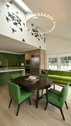 Emerald Sofa In The Kitchen Photo