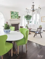 Emerald Sofa In The Kitchen Photo