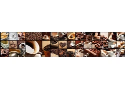 Photo panel for kitchen coffee