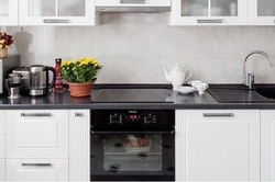 Kitchen Sink Against The Wall Photo