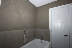 Bathroom Decorative Plaster And Tiles Photo