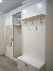 Шкаф в прихожую с сидением фото