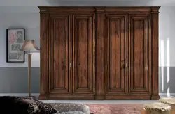 Wooden wardrobes for bedrooms photo