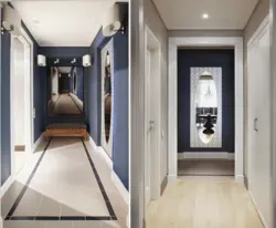 Hallway opposite the front door design