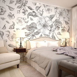 Bedroom design wallpaper