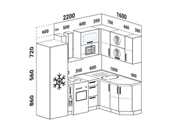 Photo Of Kitchen Sets For A Small Corner Kitchen With Dimensions