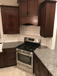 Kitchen Design Gas Stove In The Corner