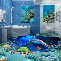 Плиткаҳои 3D барои акси ҳаммом