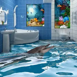 Плиткаҳои 3D барои акси ҳаммом