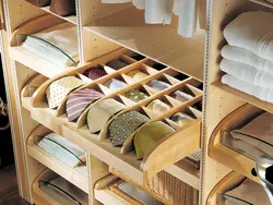 Storage in the dressing room photo