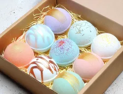 Photo of bath bombs at home