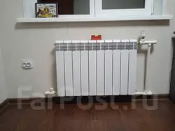 Heating radiators for the kitchen photo
