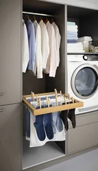 Linen Closet In The Bathroom Photo