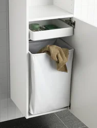 Linen Closet In The Bathroom Photo