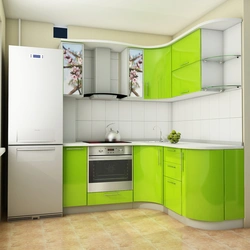 Small-sized economy kitchens corner photos