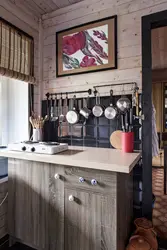 Small kitchen in the country house interior