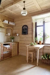 Small kitchen in the country house interior