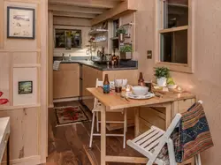 Small kitchen in the country house interior