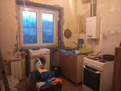 Кухня да і пасля ў хрушчоўцы фота