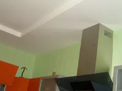 Для вытяжки на кухне на потолок под натяжной потолок фото