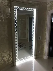 Mirrors for hallway with lighting photo