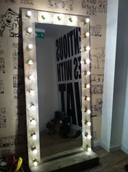 Mirrors for hallway with lighting photo