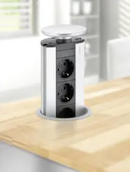 Built-in socket for kitchen photo