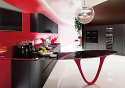 Photo of kitchen in modern style wallpaper