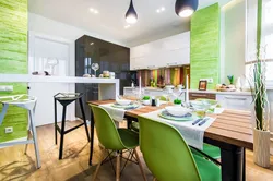 Photo Of Kitchen In Modern Style Wallpaper